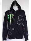 เสื้อ jacket FOX X MONSTER ENERGY มีฮู้ด ไซส์ L รอบอก 46 นิ้ว