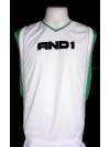 เสื้อบาส AND1 สีขาวแถบเขียวดำ ไซส์ L