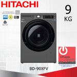 เครื่องซักผ้า Hitachi ฝาหน้า 510 Powered Inverter 9.0 กก. รุ่น BD-W90XFV