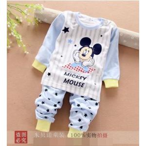 ชุดนอนเด็กเล็ก แขนยาว ขายาว Size 55,60