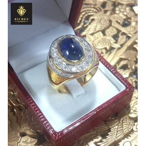 แหวนทองแท้ประดับพลอย ผู้หญิง-ผู้ชาย