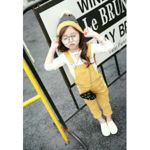 เอี๊ยมกางเกงขายาวเด็ก (รวมเสื้อตัวใน) Size 100