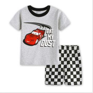 ชุดนอนเด็กเล็ก แขนสั้น ขาสั้น Size 90,95