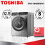 เครื่องซักผ้า Toshiba ฝาหน้า ซัก-อบผ้าฝาหน้า 12.5/8 กก. รุ่น TWD-BM135GF4T