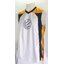 เสื้อบาส NIKE BASKETBALL สีขาวแถบกรมเหลือง ไซส์ XL