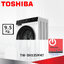เครื่องซักผ้า Toshibaฝาหน้า 9.5 Kg. รุ่น TW-BH105M4T