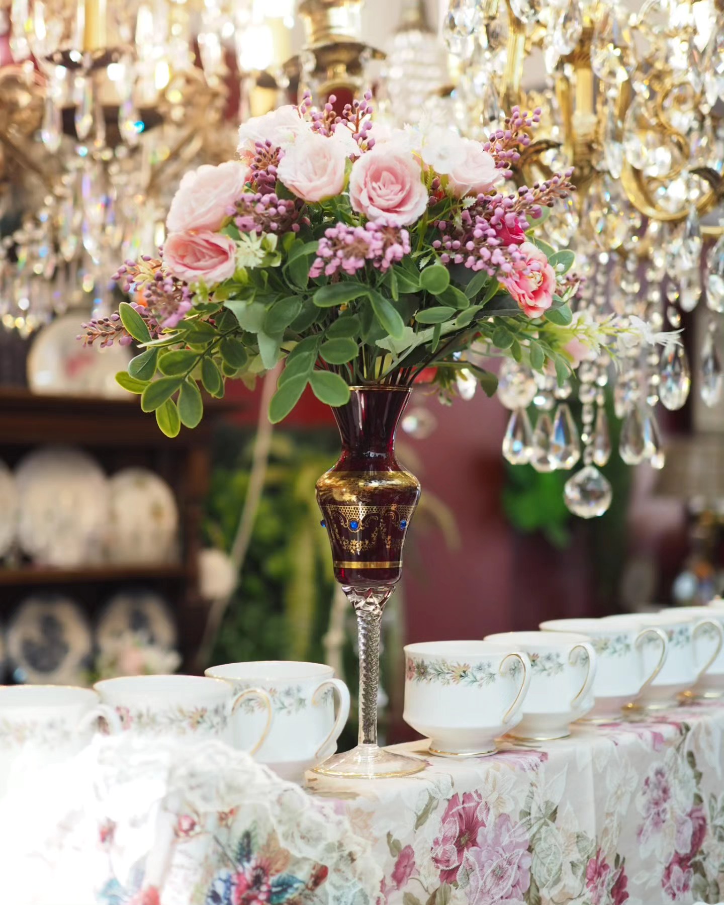 Antique Red Bohemain