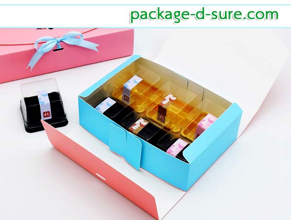 ราคาพิเศษ // กล่องสี่เหลี่ยมผืนผ้า เปิดบน ไซส์กลาง 11.4x17x5 สีชมพูฟ้า