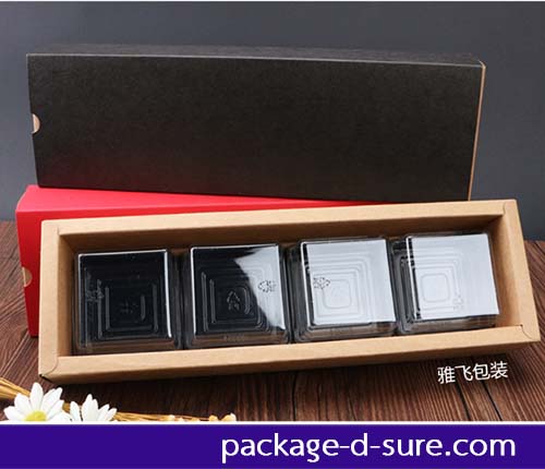 กล่องคราฟทรงยาว ไซส์ใหญ่ แบบสวมน้ำตาลเข้ม 29.5x9+5.2