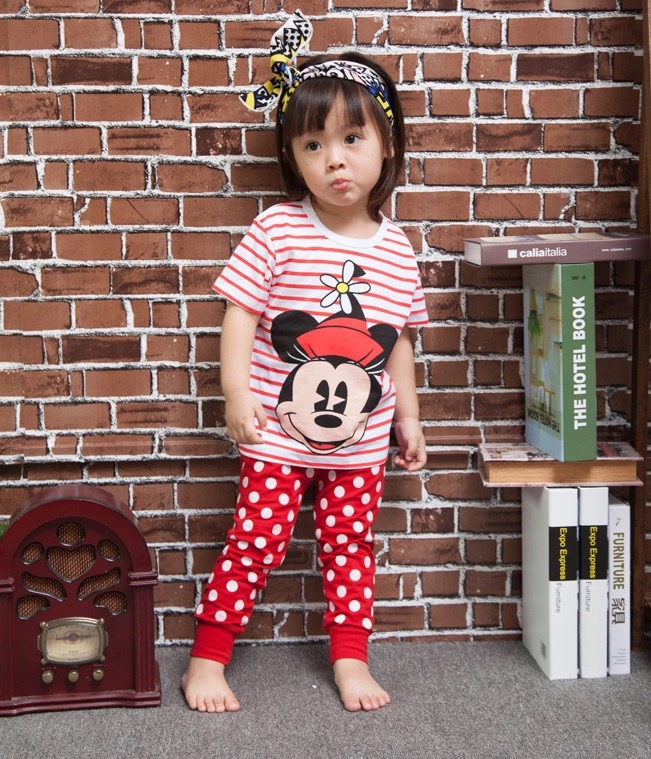ชุดนอนเด็กเล็ก แขนสั้น ขายาว Size 2T,4T,7T