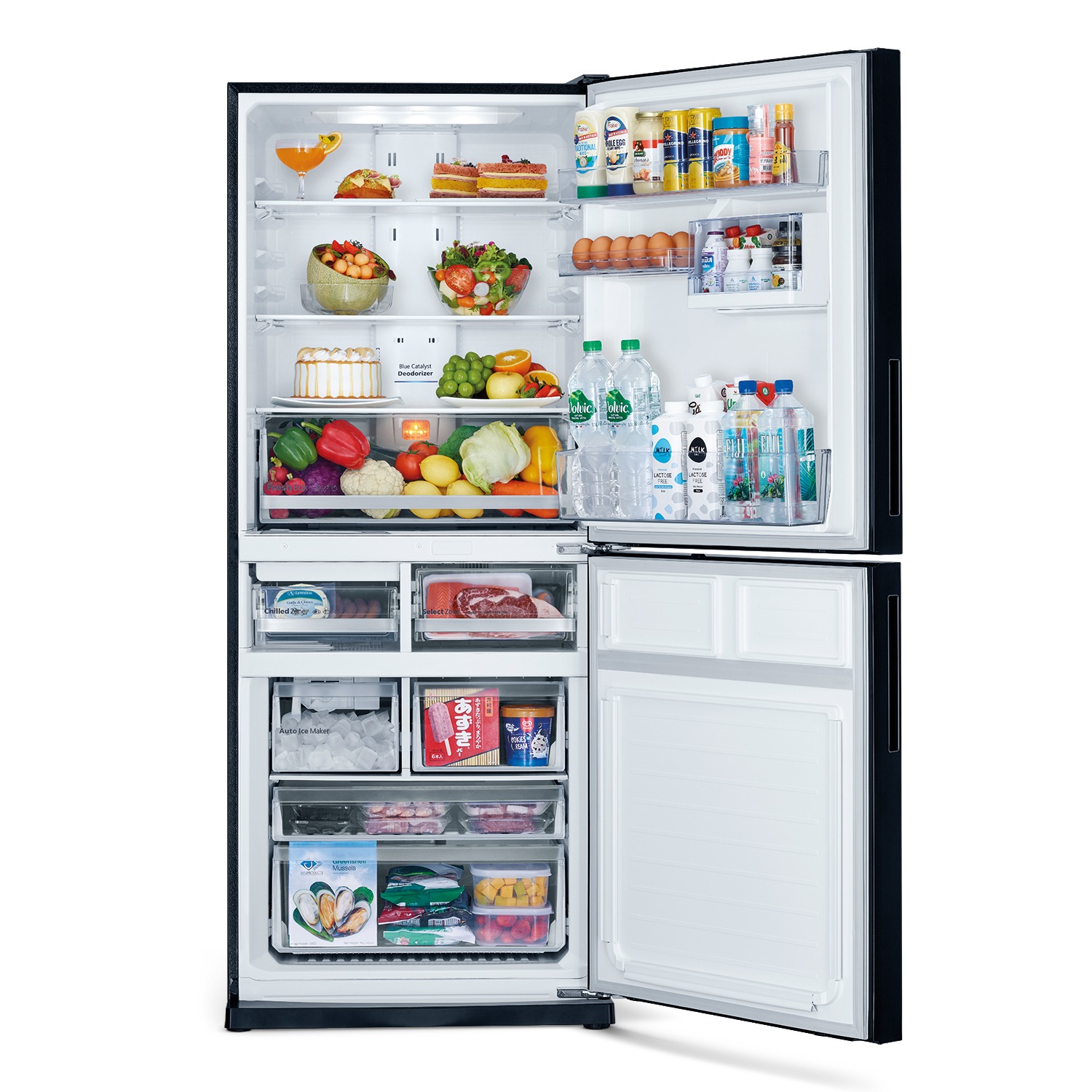 ตู้เย็น Mitsubishi 2 ประตู HS SERIES รุ่น MR-HS46EY ความจุ 421 / 14.9 (ลิตร/คิว)