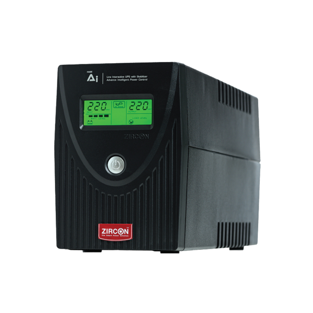 Zircon AI-Plus_1000VA/630W Model : AI-PLUS_1000VA/630W