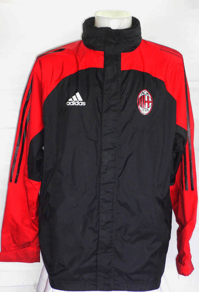 เสื้อ jacket ADIDAS AC.MILAN มีฮู้ด ไซส์ L รอบอก 46 นิ้ว