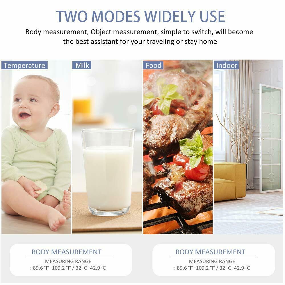 เครื่องวัดอุณหภูมิ เครื่องวัดไข้แบบ Infrared Thermometer วัดโดยไม่ต้องสัมผัส