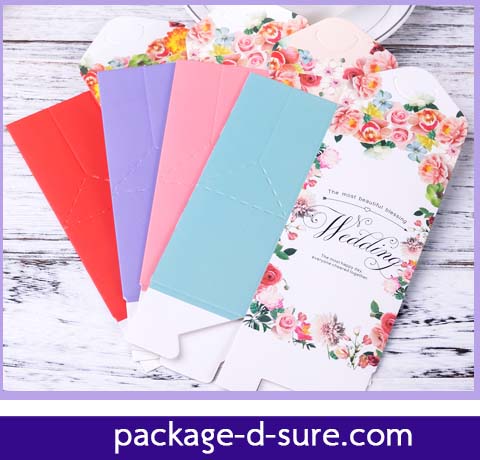 กล่องใส่ของชำร่วย เปิดบน ทรงสูง ลายดอกไม้