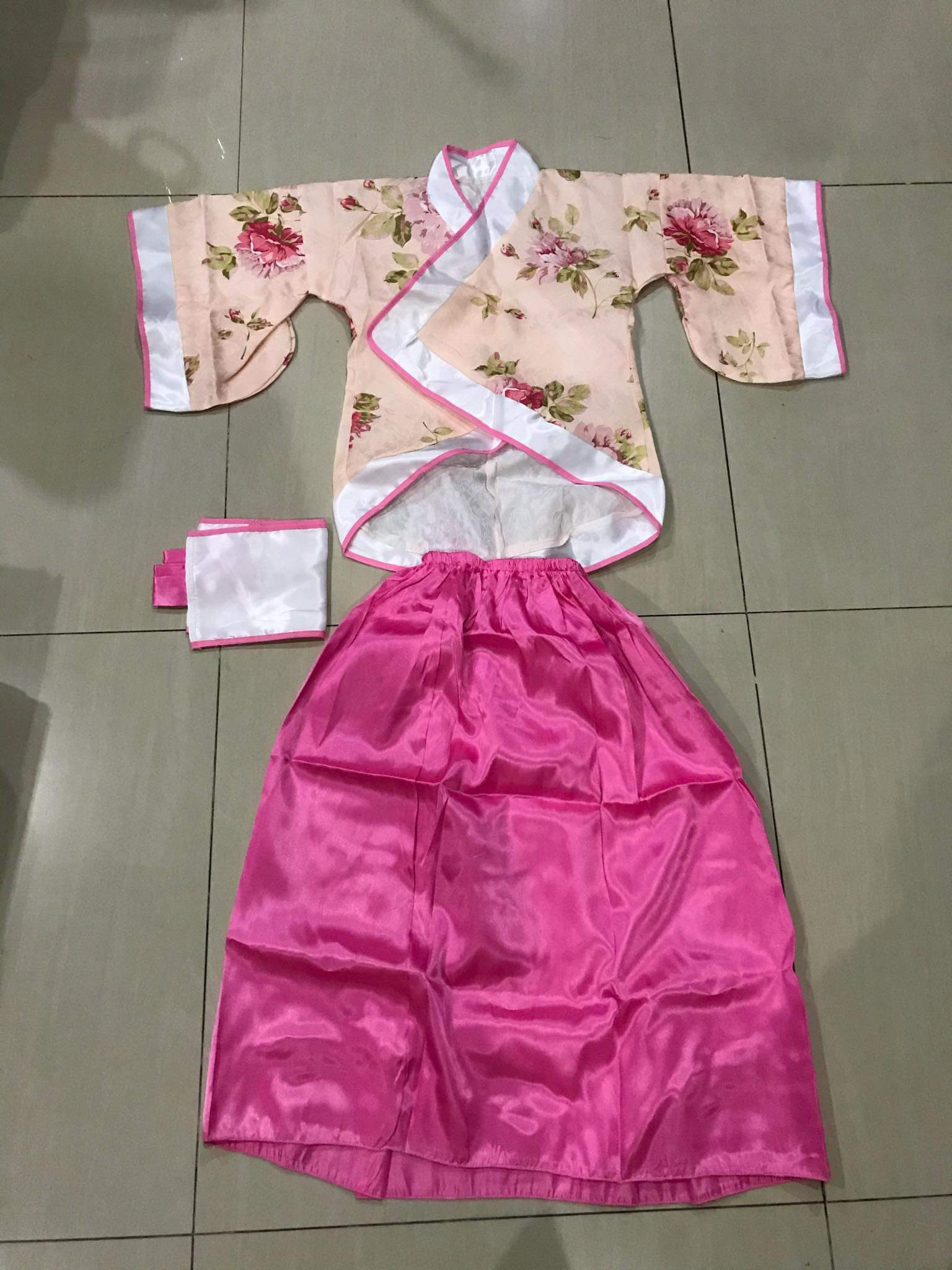 ชุดจีนฮั่น สีชมพู รหัส FH 30 สินค้าพร้อมส่ง