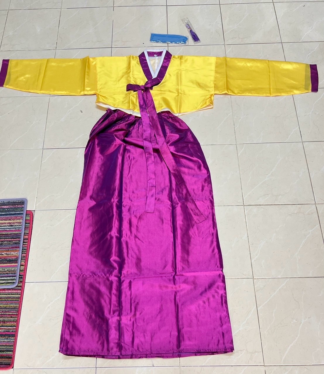 #ฮันบก สีเหลืองม่วง