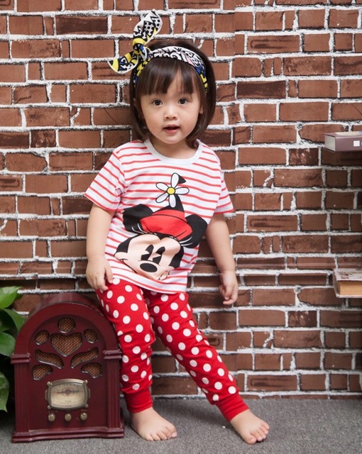 ชุดนอนเด็กเล็ก แขนสั้น ขายาว Size 2T,4T,7T