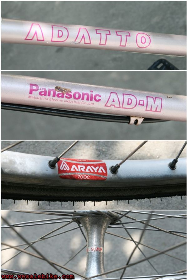 จักรยานทัวร์ริ่ง Panasonic เฟรมและตะเกียบเป็นท่อโครโมลี่ 6เกียร์ ไซส์ S