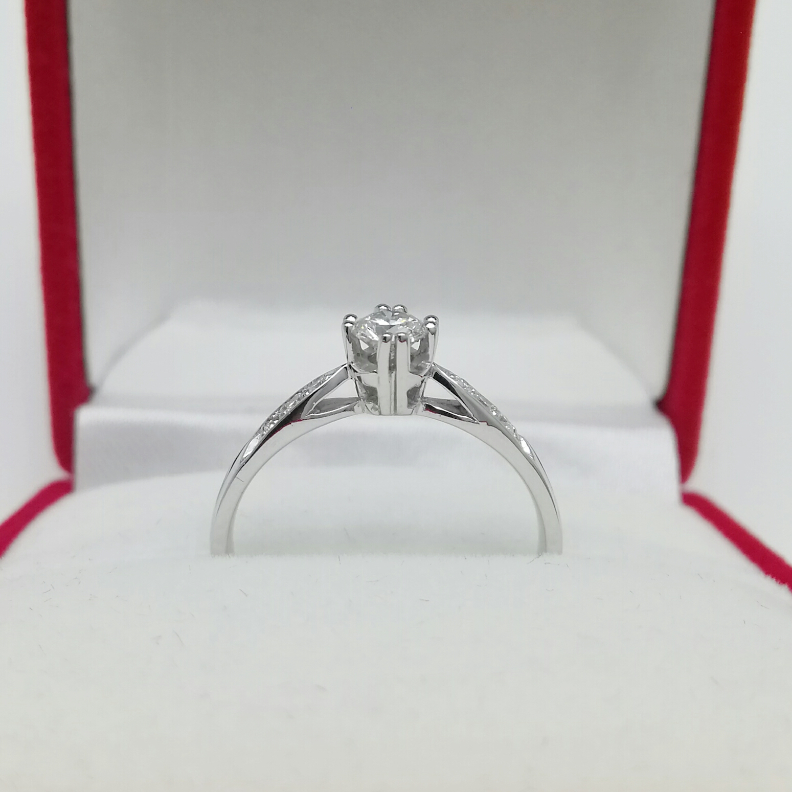 แหวนเพชรแท้รวม 0.22 cts