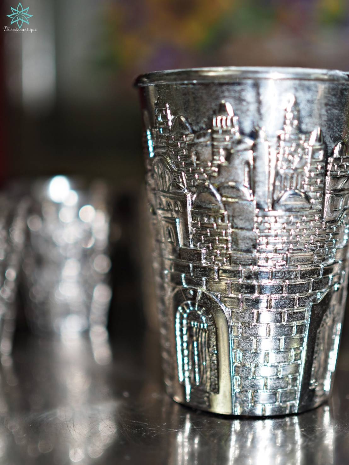 set น้ำพุไวน์เก่าเคลือบนิกเกิล (NICKEL COATED WINE FOUNTAIN)