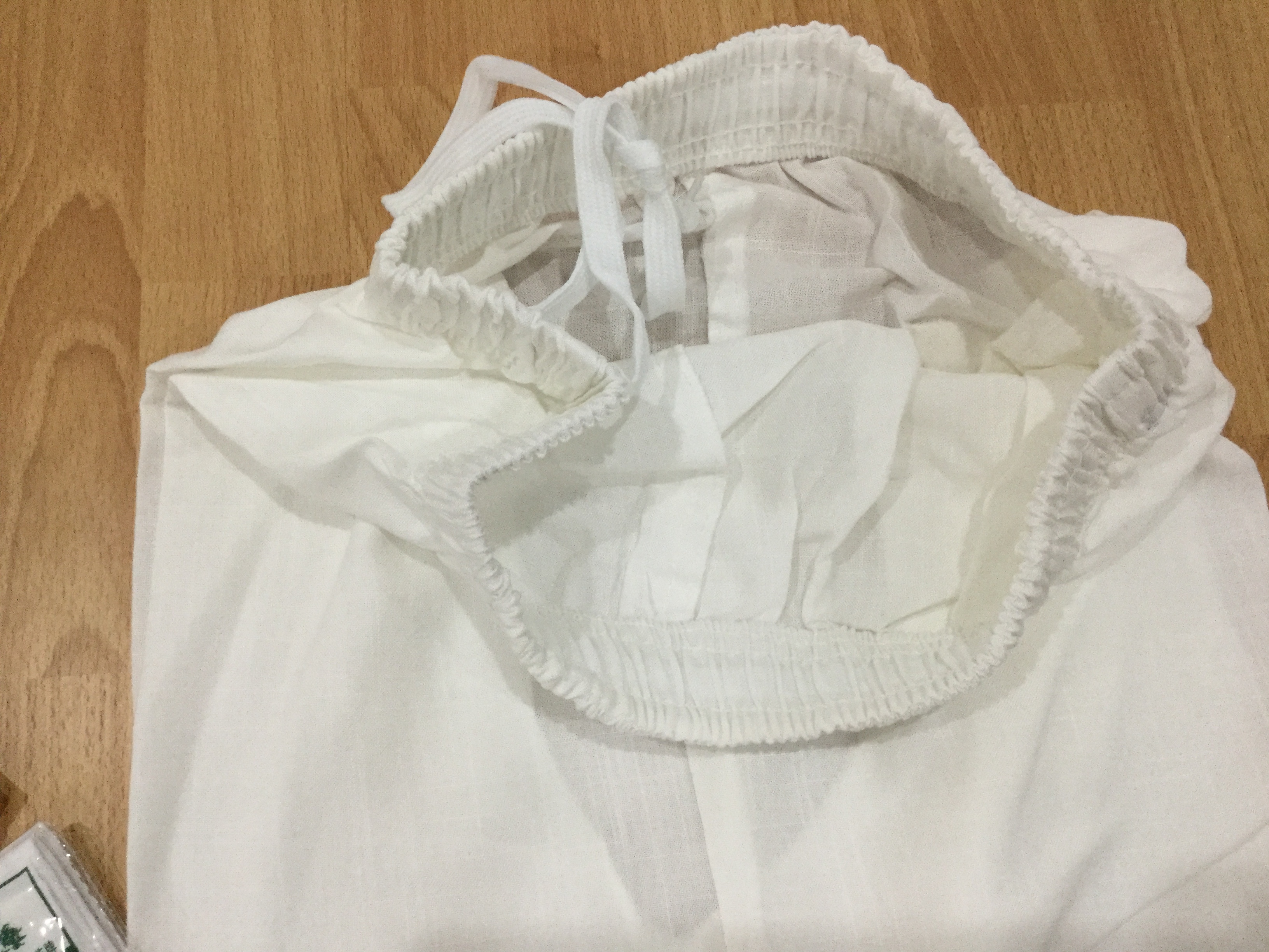 เสื้อคอจีนผู้ชายสีขาว รหัส WJ 88 พร้อมส่ง