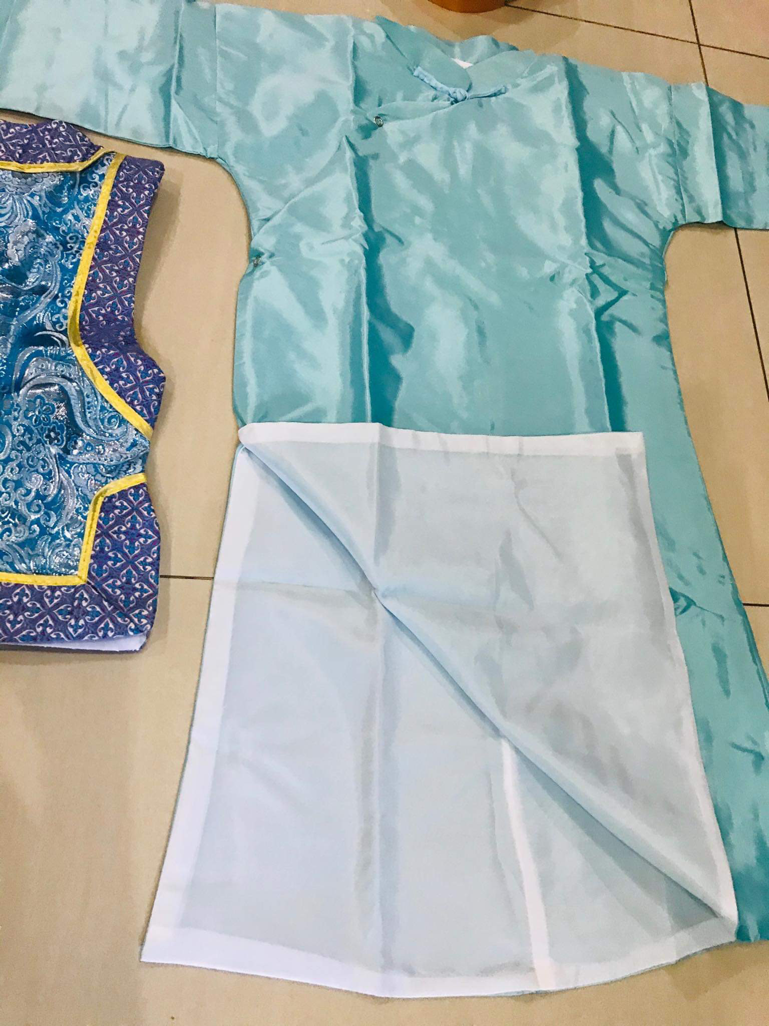 ชุดองค์ชายน้อย สีฟ้า รหัส PR 103 สินค้าพร้อมส่ง