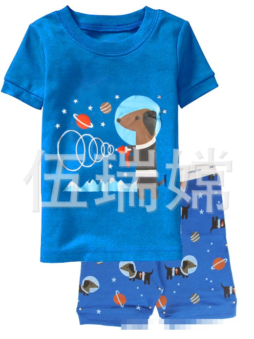 ชุดนอนเด็กเล็ก แขนสั้น ขาสั้น Size 2T,3T
