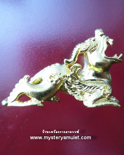 ปีเซี๊ยะ เนื้อสัมฤทธิ์ชุบกระไหล่ทอง หลวงพ่อคูณ วัดบ้านไร่ จ.นครราชสีมา