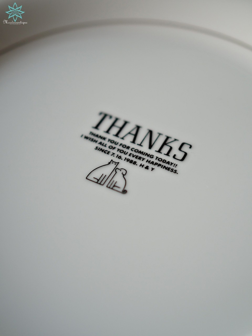 จานขนม แบรนด์ TABLE WARE Adam & Eve Tachikichi Japan