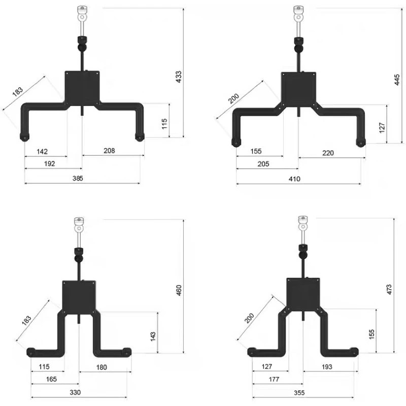 ขาเสริมจับจอสำหรับจอไม่มีรู No.A2 รองรับ17-32”(ไม่รวมขาตั้งจอ)