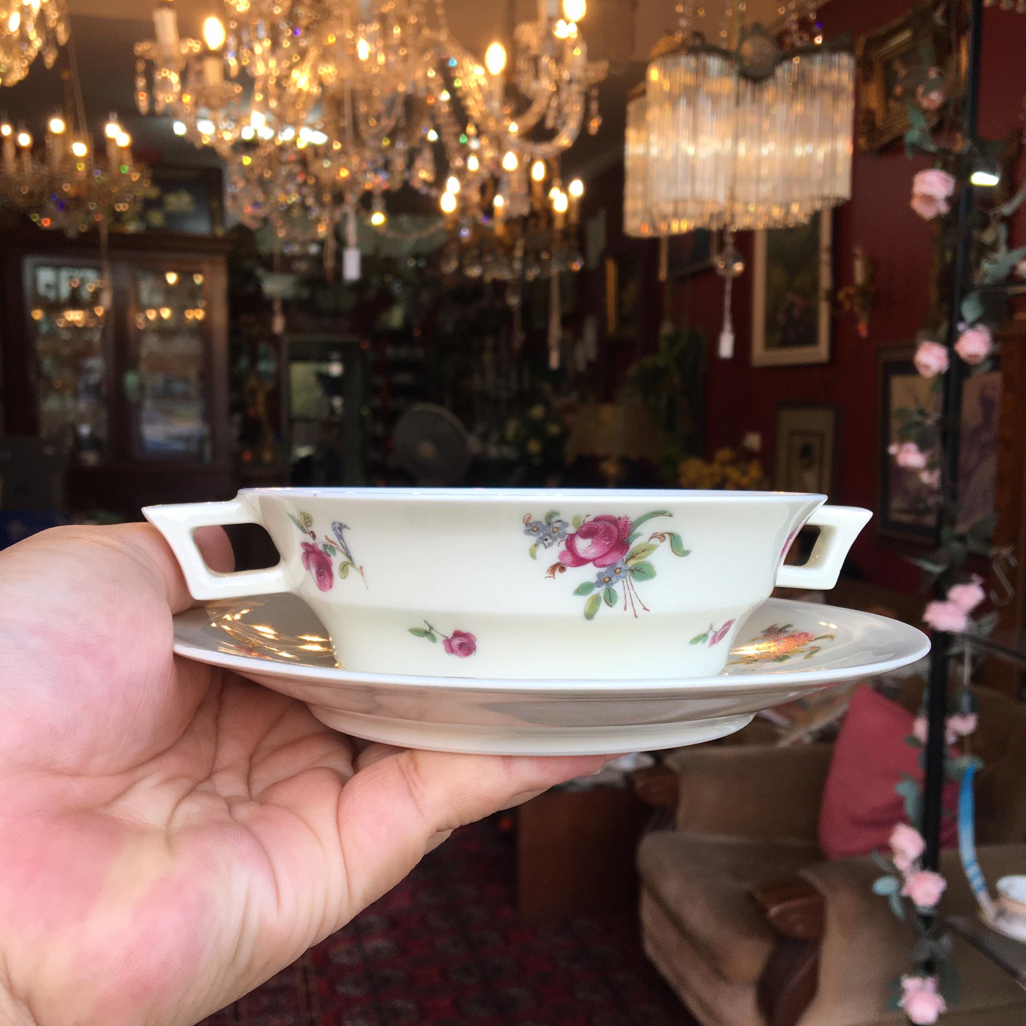 ชุุดจานอาหาร Branded Limoges จากฝรั่งเศส