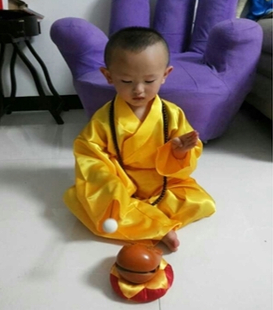 ชุดเณรน้อย สีเหลือง รหัส CH 15 สินค้าพร้อมส่ง