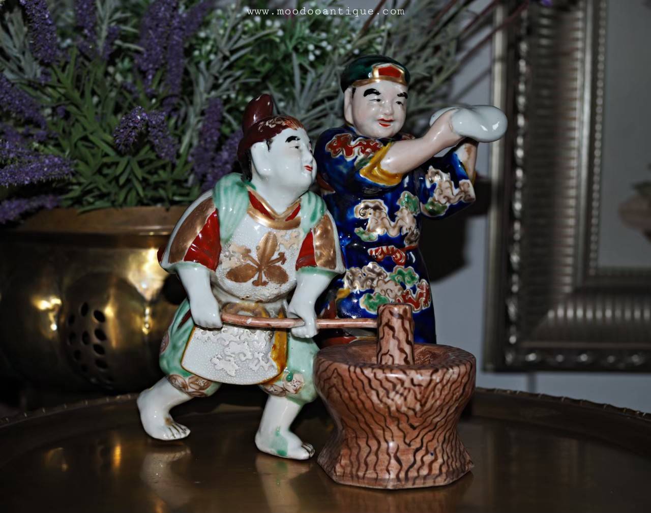 รูปปั้นงานเซรามิกอุดมสมบูรณ์มีกินมีใช้