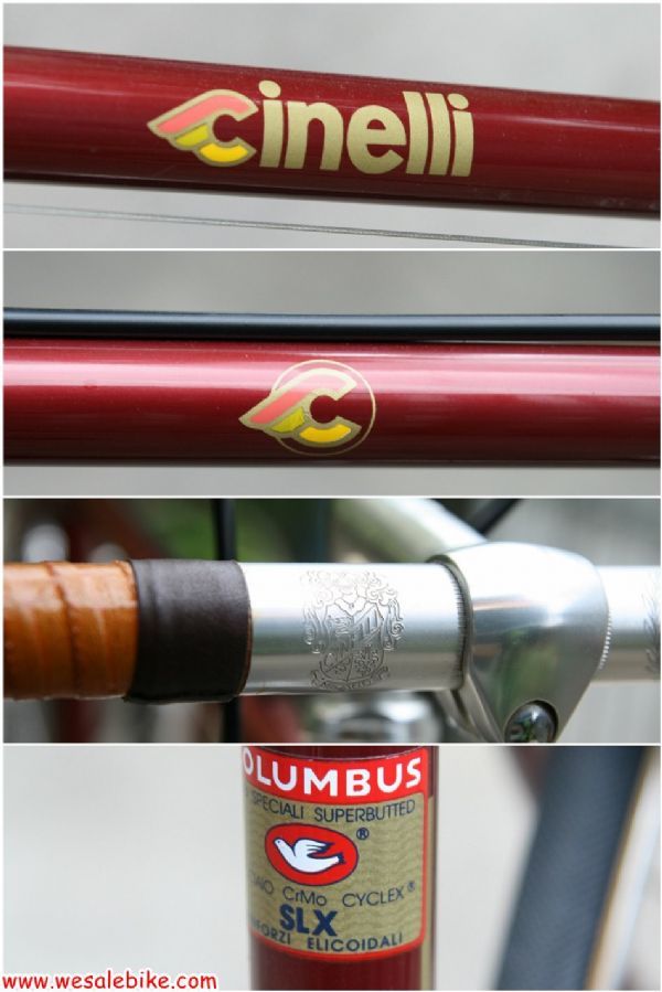 เสือหมอบโครโมลี่ Cinelli เฟรมท่อ Columbus SLX ไซส์ S