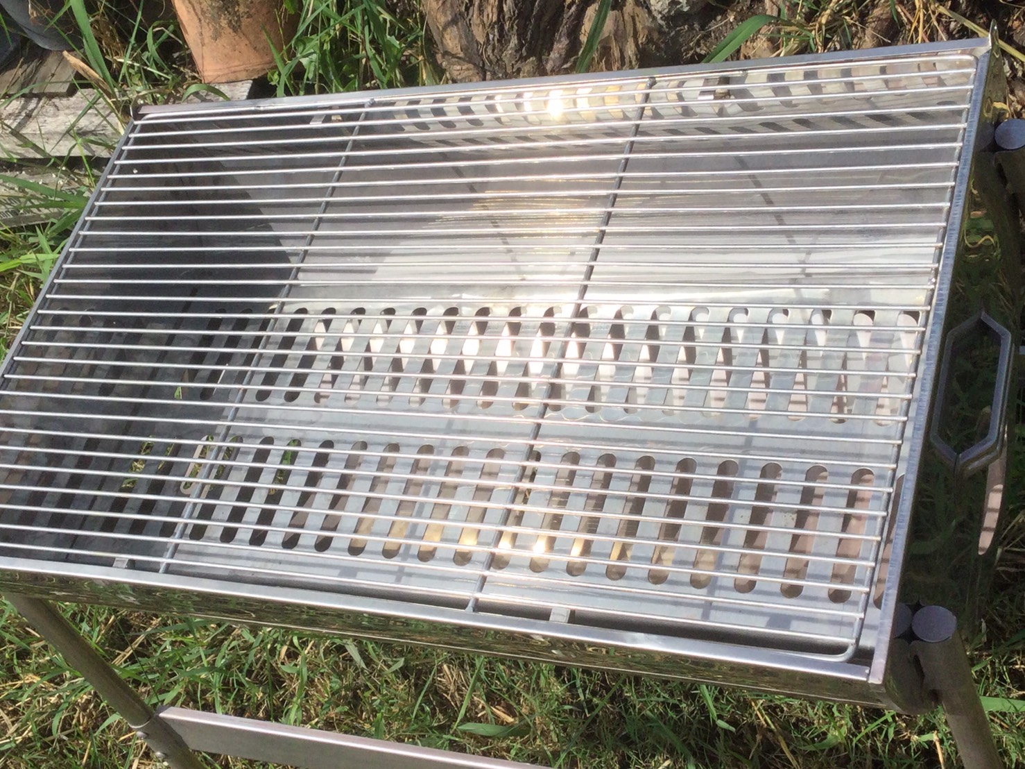 เตาปิ้งย่างสแตนเลส 304 รุ่นใหญ่(ไม่มีฝา) ขนาด 73 ซม.