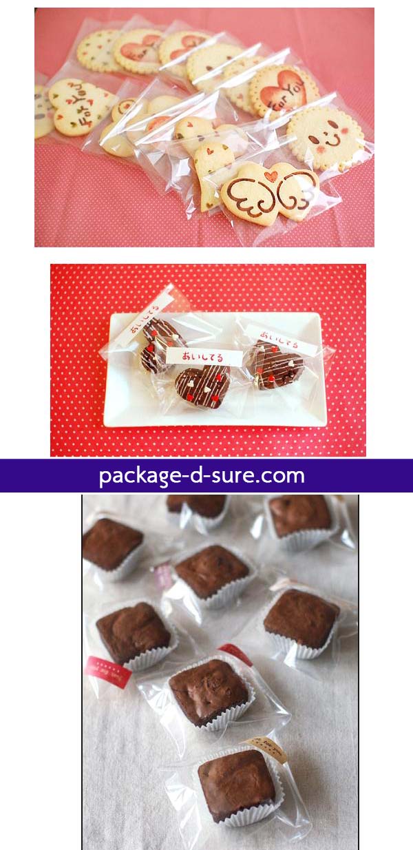 ถุงคุกกี้ แถบกาว 8x10 แบบยาว หน้าหลังใส แพ็ค 100 ใบ