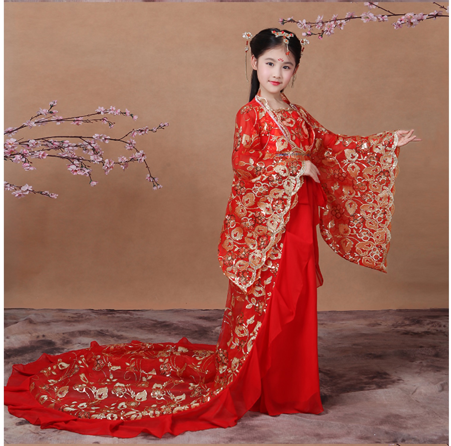 ชุดจีนเด็ก รหัส C126 สินค้าพร้อมส่ง