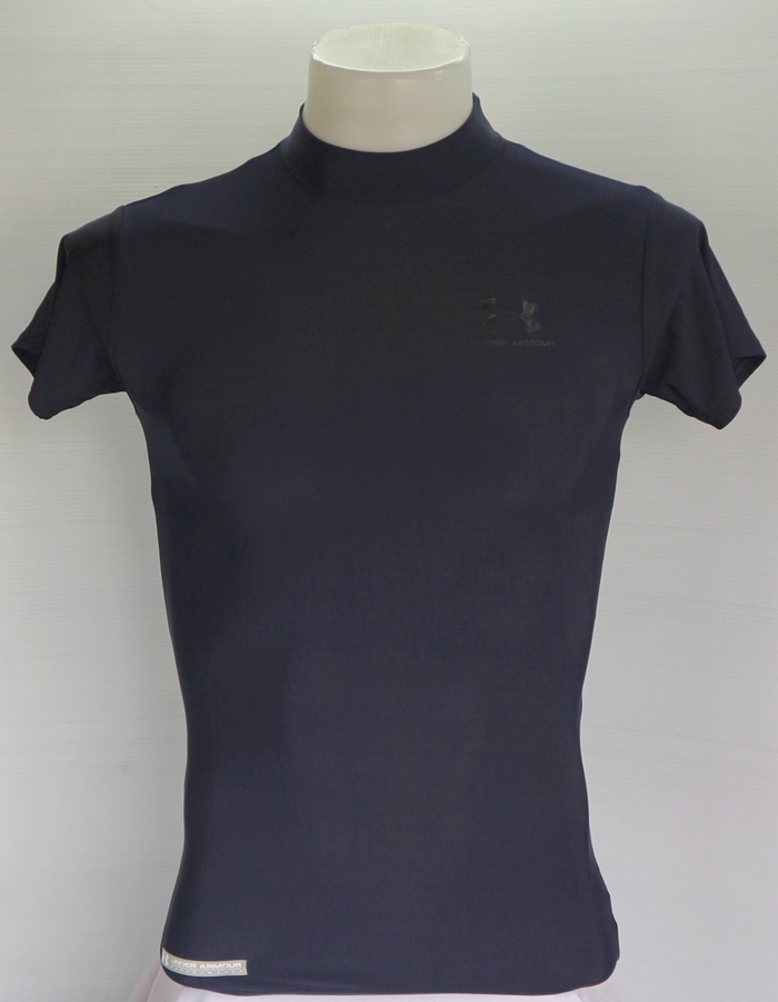 เสื้อรัดกล้ามเนื้อ UNDER ARMOUR แขนสั้น สีกรม ไซส์ S