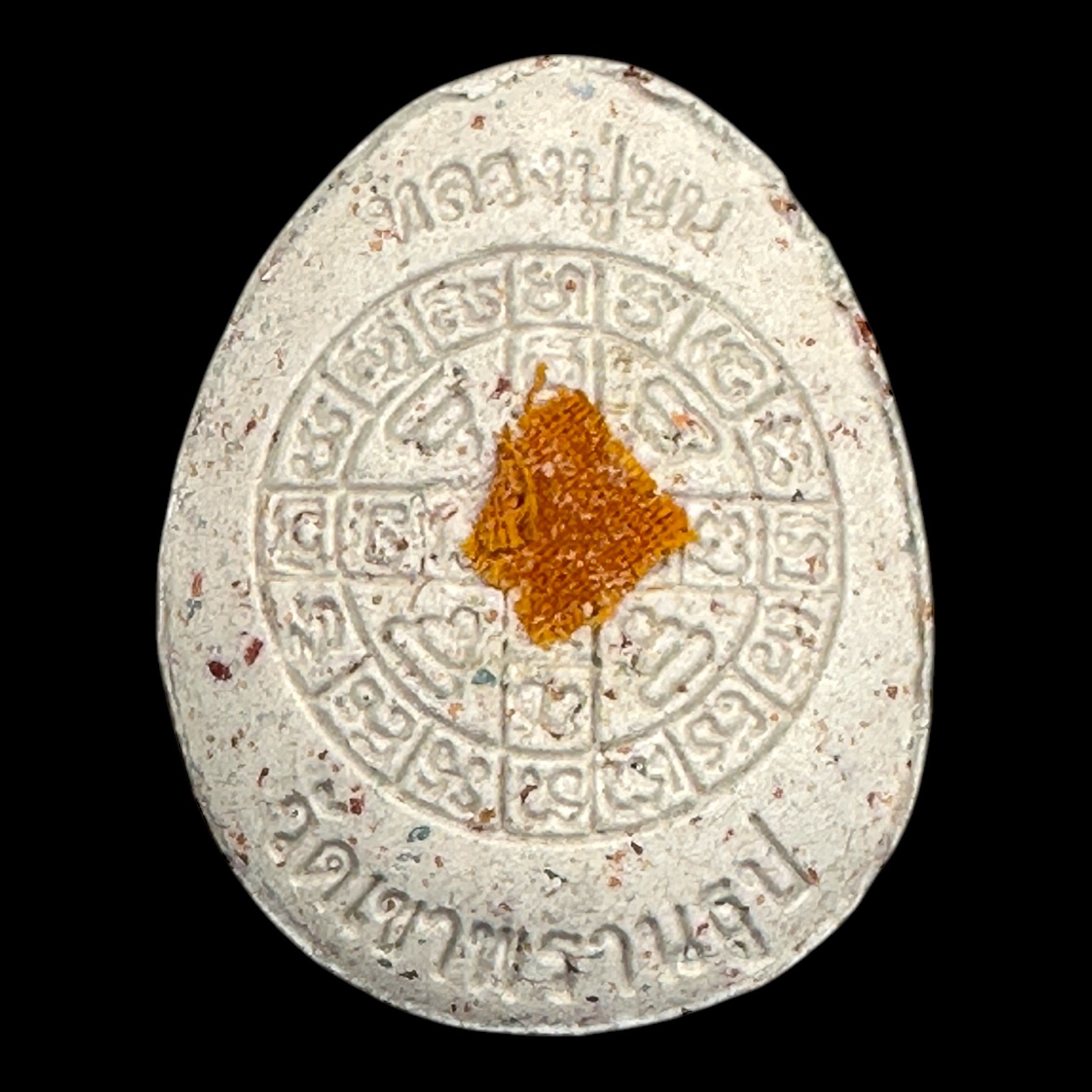 พระปิดตาจัมโบ้สอง ดวงดี เนื้อผงธูปสีขาว หลวงปู่นน จนฺทวิโร วัดเขาพรานธูป จ.ประจวบคีรีขันธ์