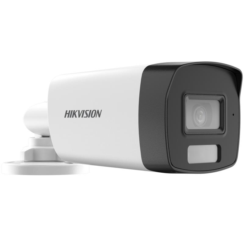 DS-2CE17D0T-LFS(2.8mm)(O-STD) 2MP Smart Hybrid Light Audio Fixed Bullet Camera