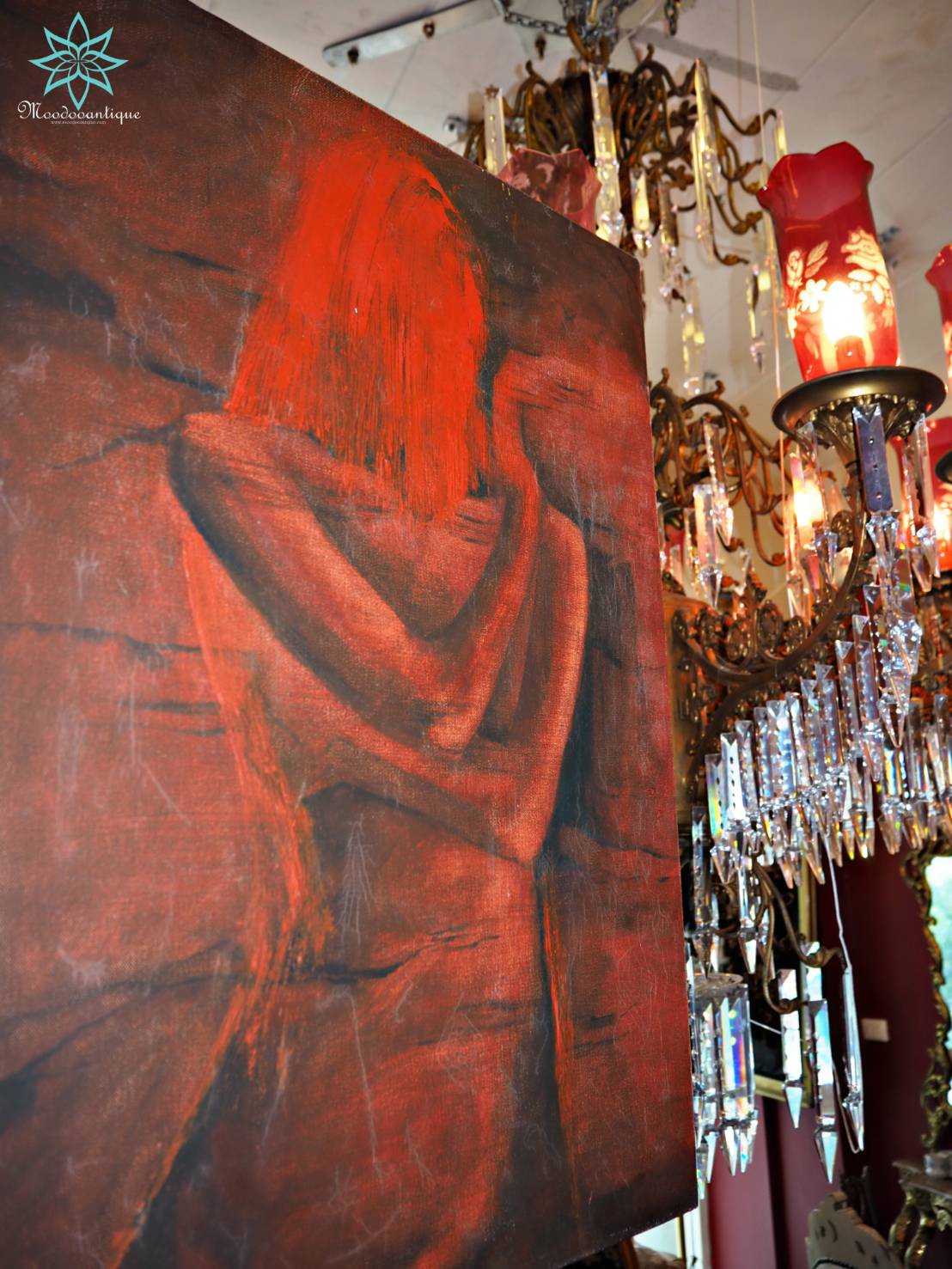 My beautiful lady oil painting