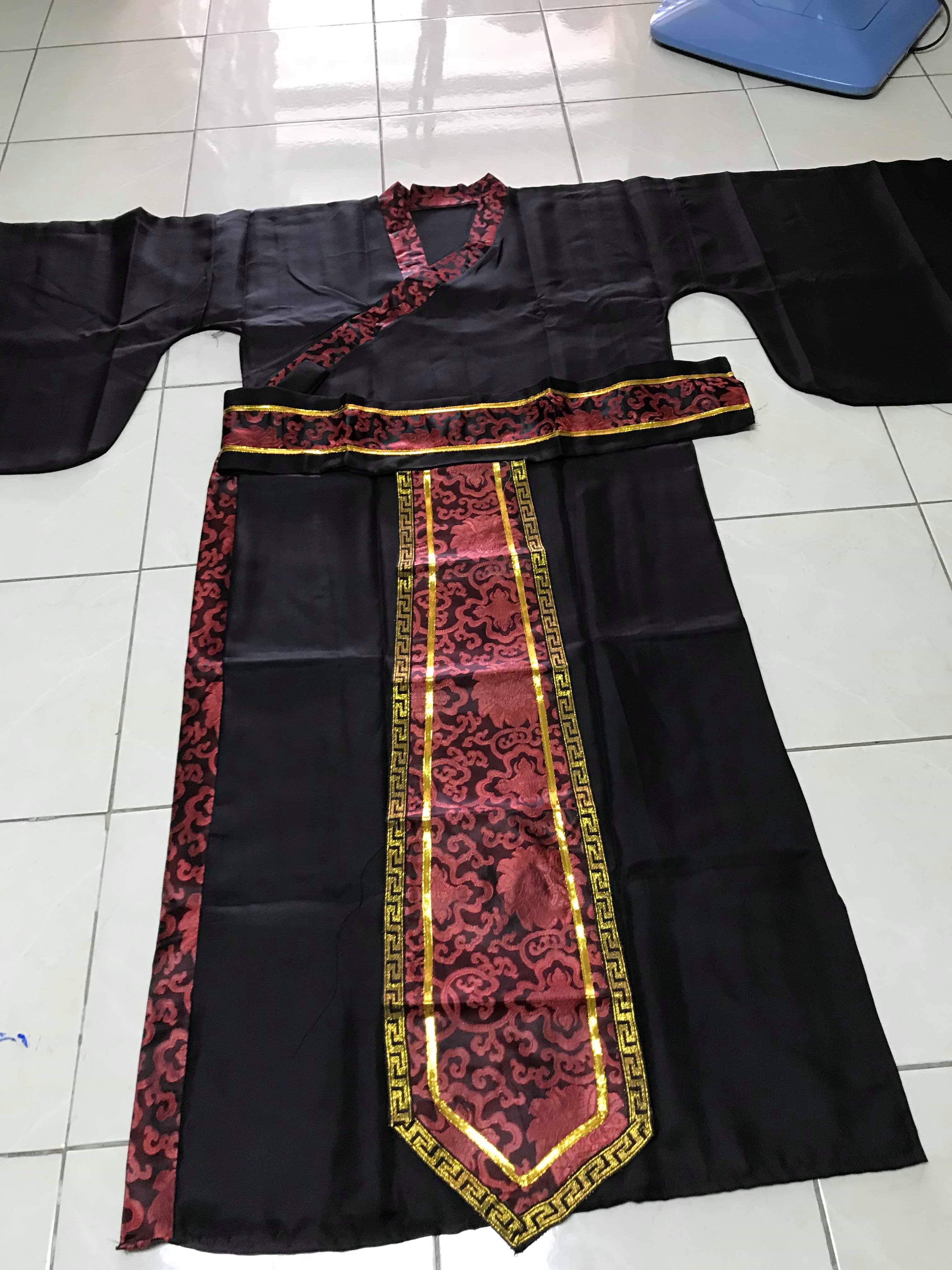 ชุดราชวงศ์ฉิน สีดำ รหัส UV 49 สินค้าพร้อมส่ง