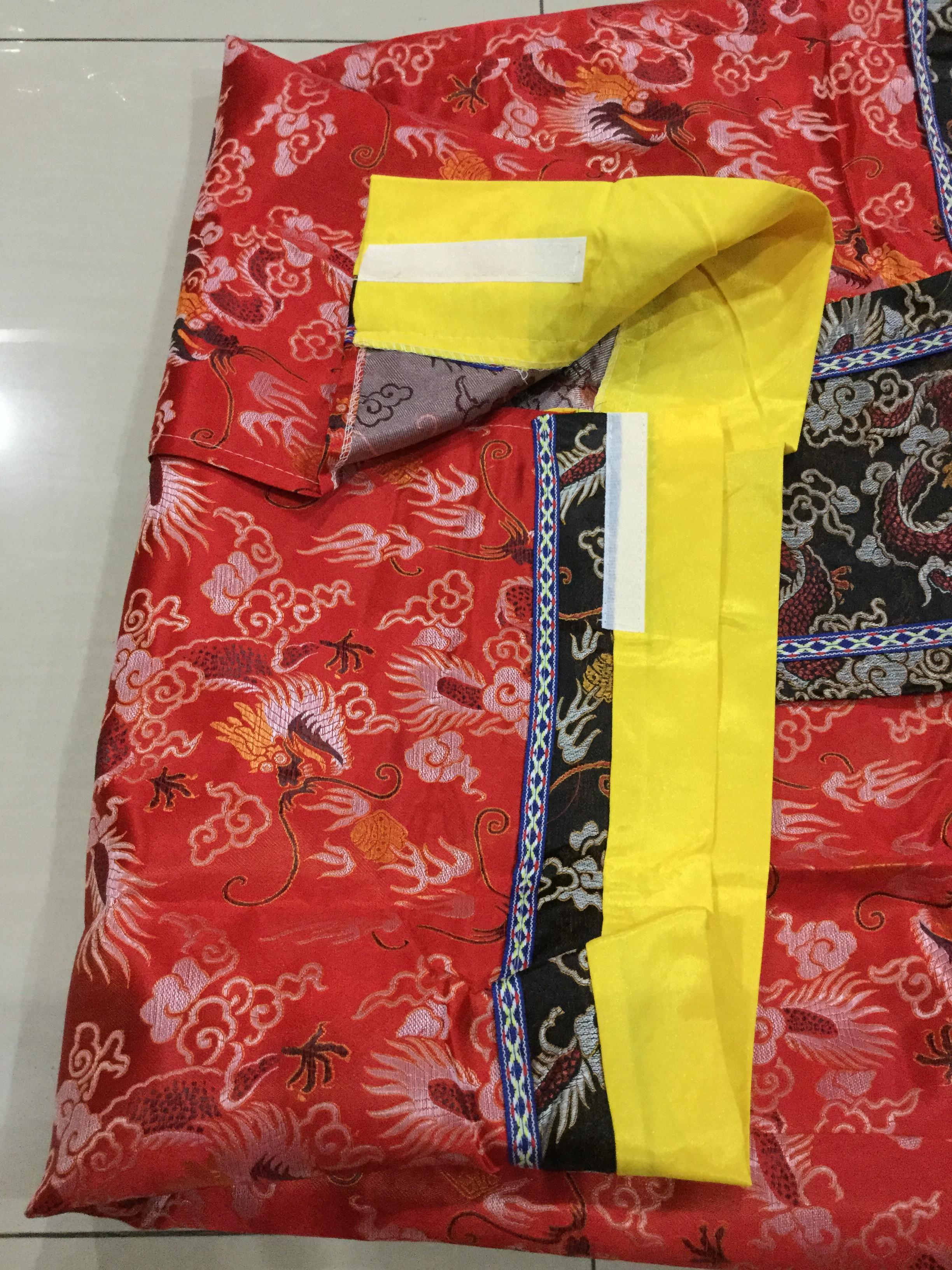 ชุดจักรพรรดิฮั่น สีแดง รหัส KK 107 สินค้าพร้อมส่ง