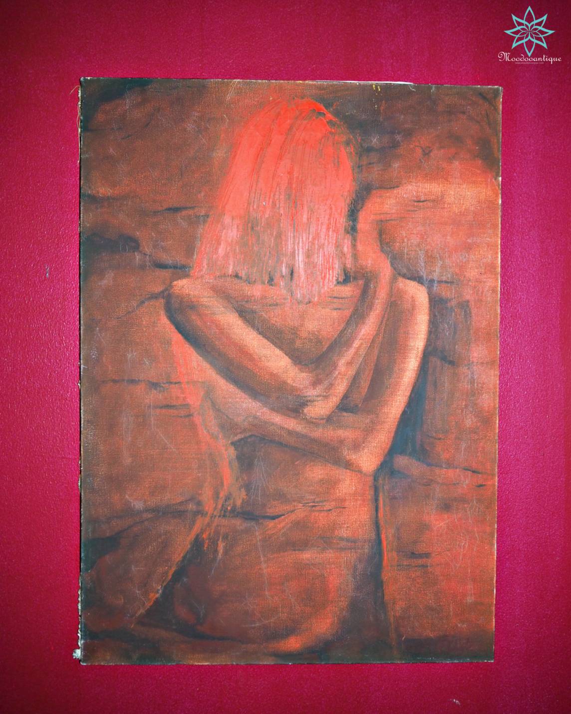 My beautiful lady oil painting