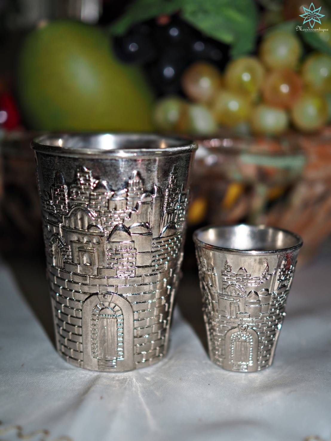 set น้ำพุไวน์เก่าเคลือบนิกเกิล (NICKEL COATED WINE FOUNTAIN)