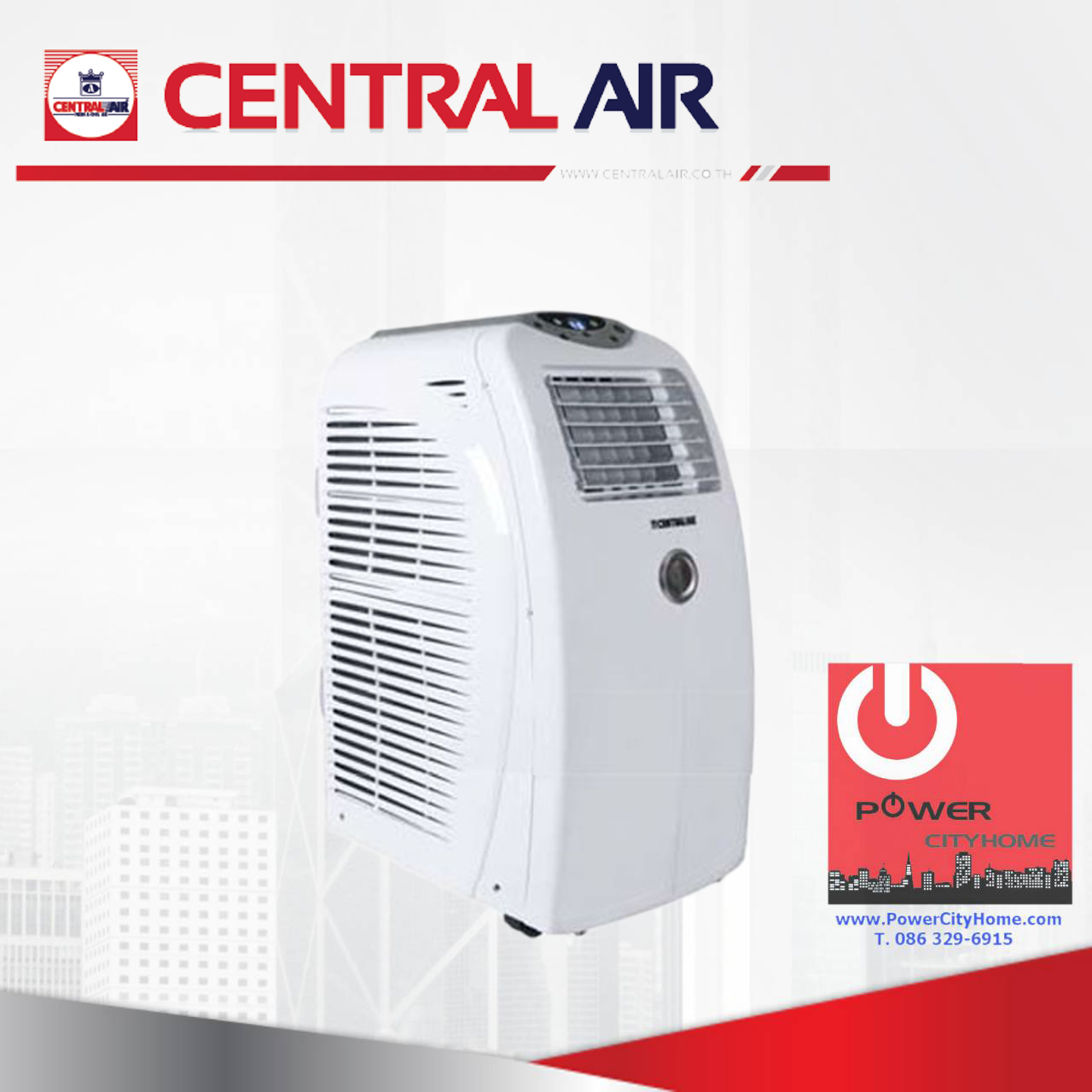 แอร์เคลื่อนที่ 20000 BTU Central Air รุ่น CTP-CB20