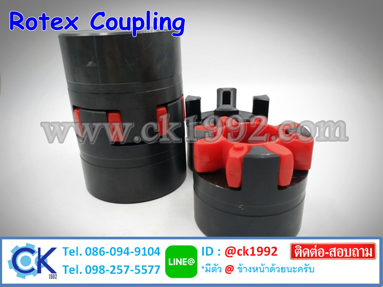 คัปปิ้ง Rotex Coupling Size 9,14,19,24,28,38,42,48,55, 65,75,90,100,110,125,140,160,180