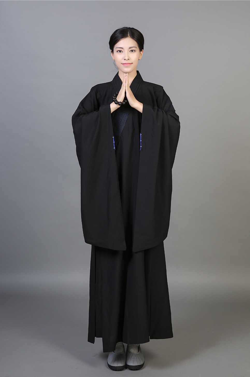 ชุดแม่ชี ผ้าลินิน รหัส S 55 สินค้าพร้อมส่ง