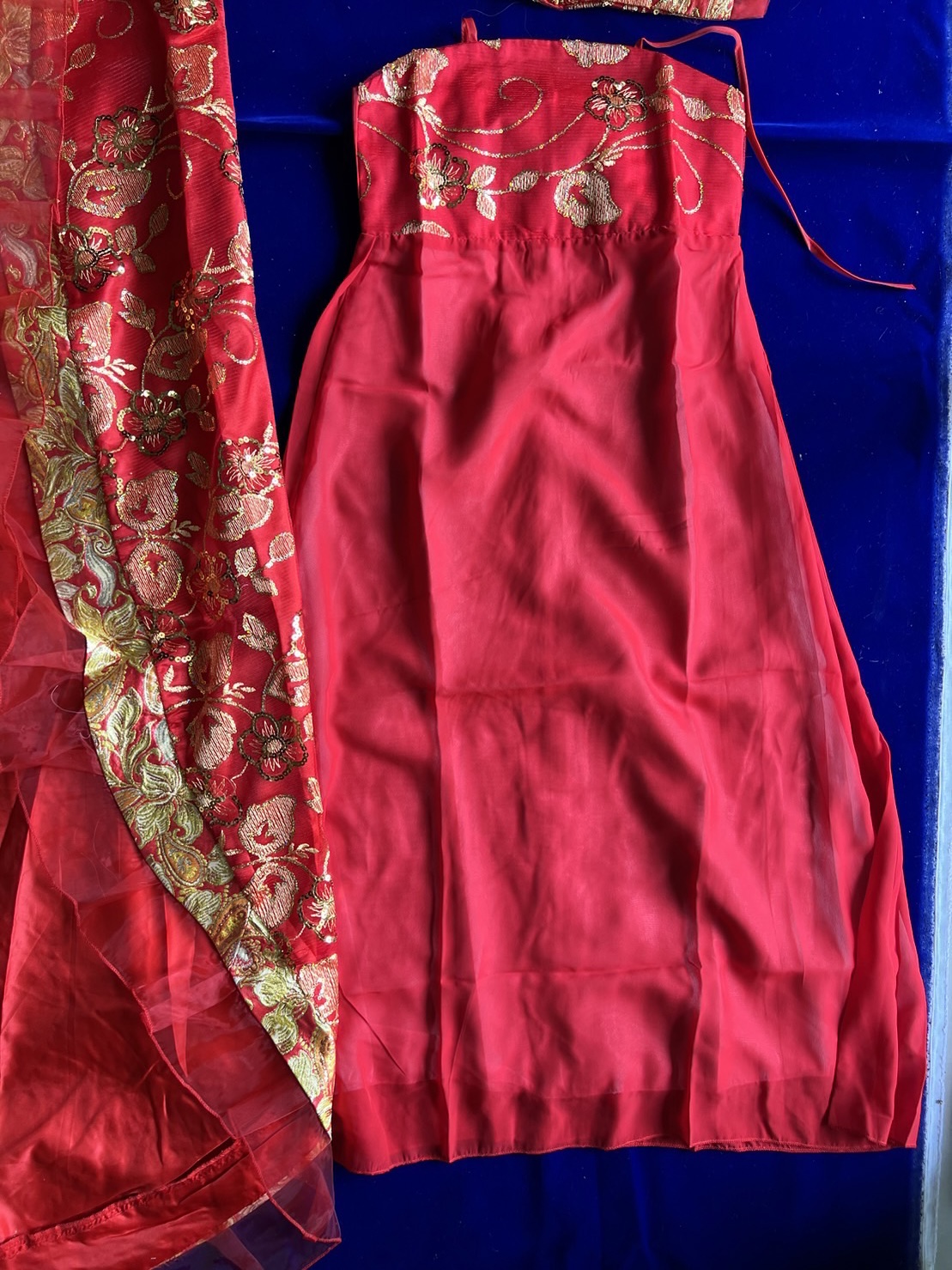 #ชุดเจ้าหญิงสีแดง รหัส PRI 150